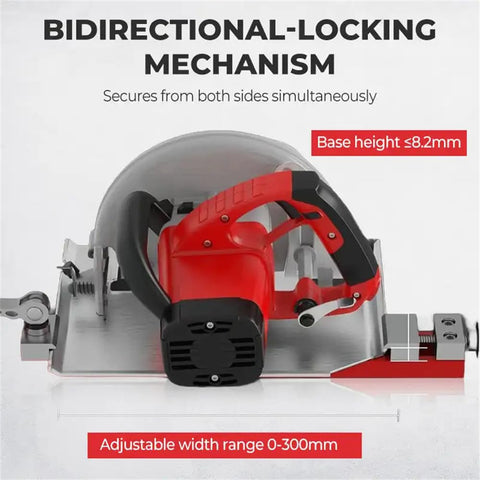 BVY precision guide distance adjuster for flexible cutting setups