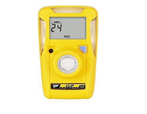 BW Technologies BWC2-H H2S monitor, front view, reliable single-gas detection for industrial sites.