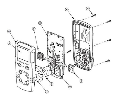 BW Technologies GasAlertMicroClip XT one-button operation simplifies use