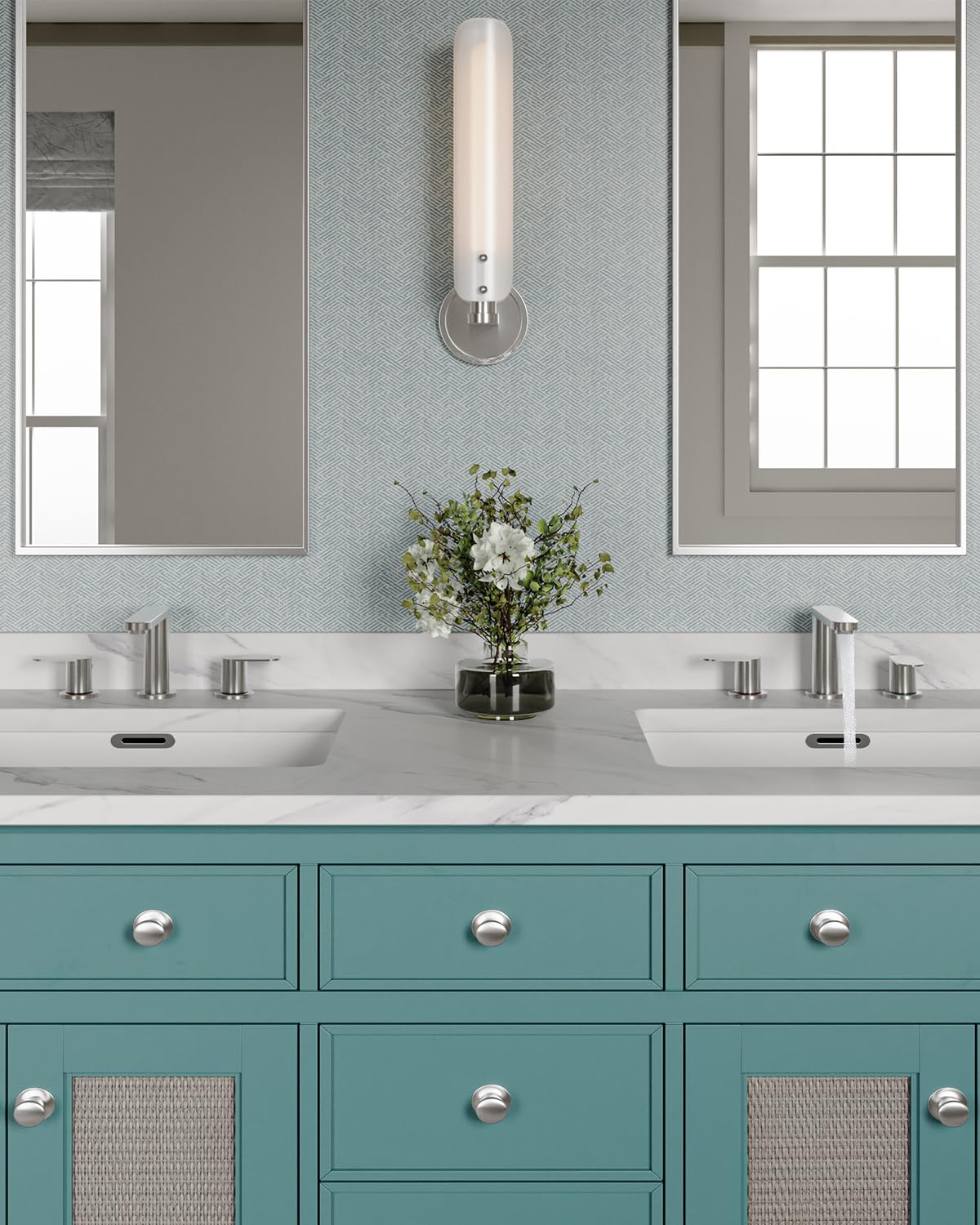 BWE 3-hole widespread design fits a variety of vanity configurations