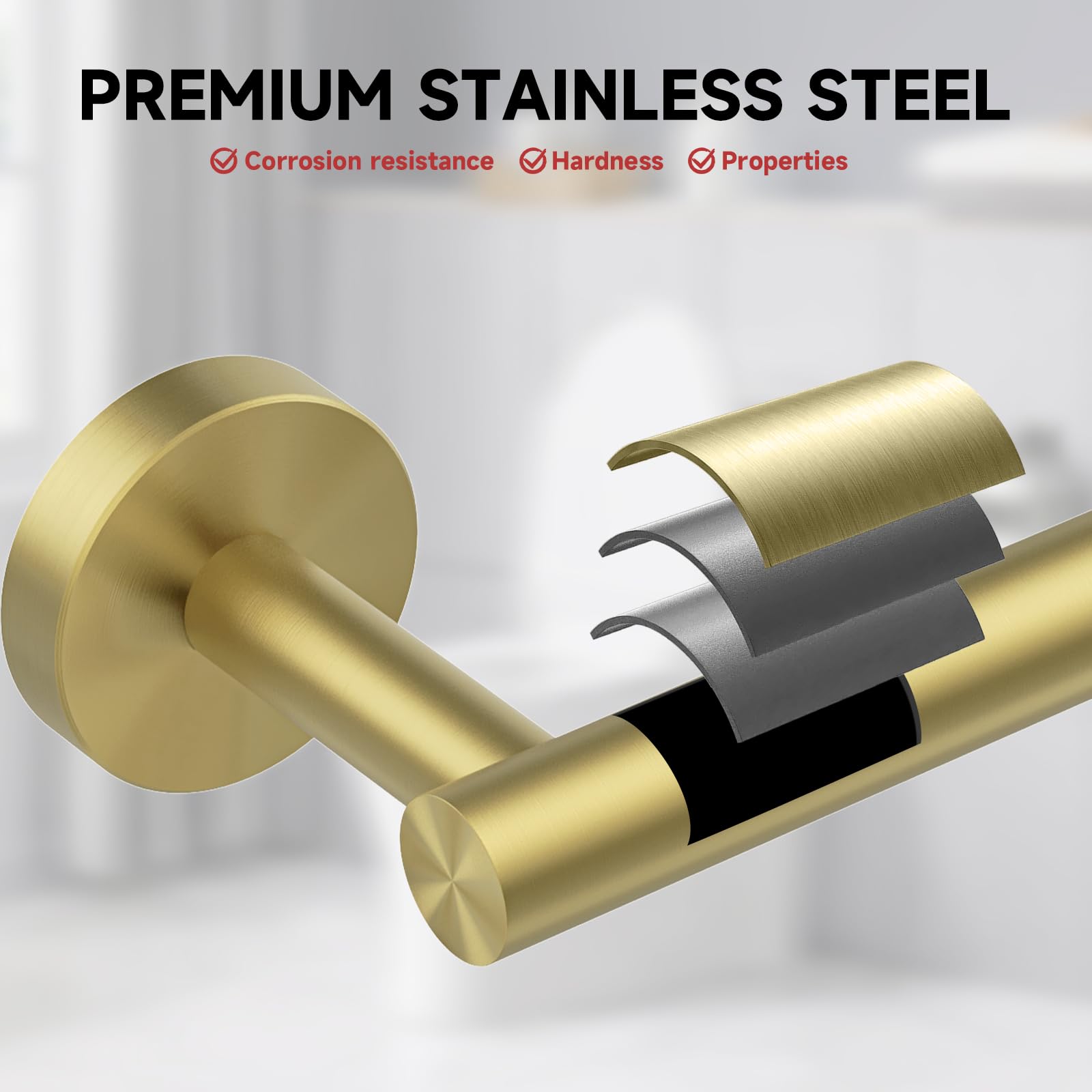 BWE holder in bathroom, kitchen or RV for versatile use.