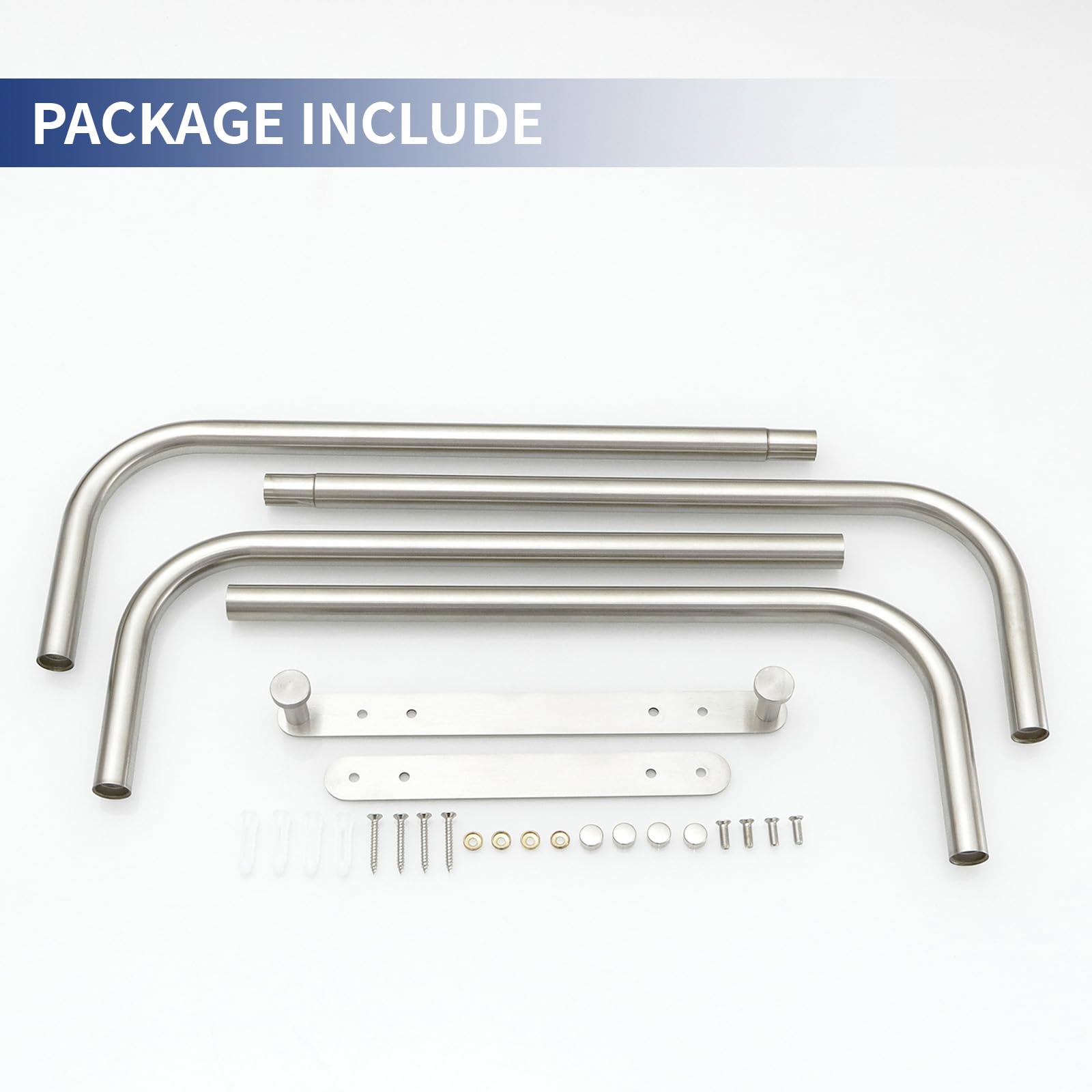 BWE Brushed nickel finish complements modern bathroom decor.