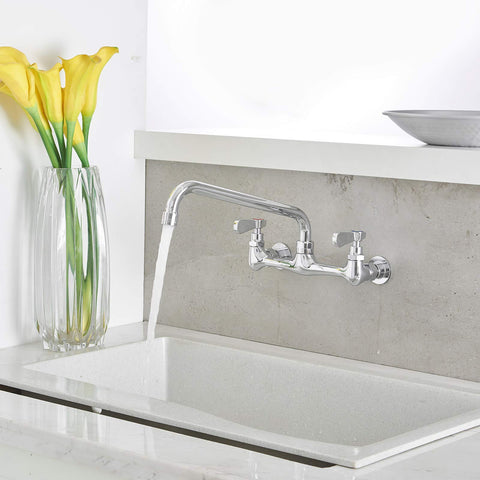 BWE dual lever handles provide precise hot and cold water control.