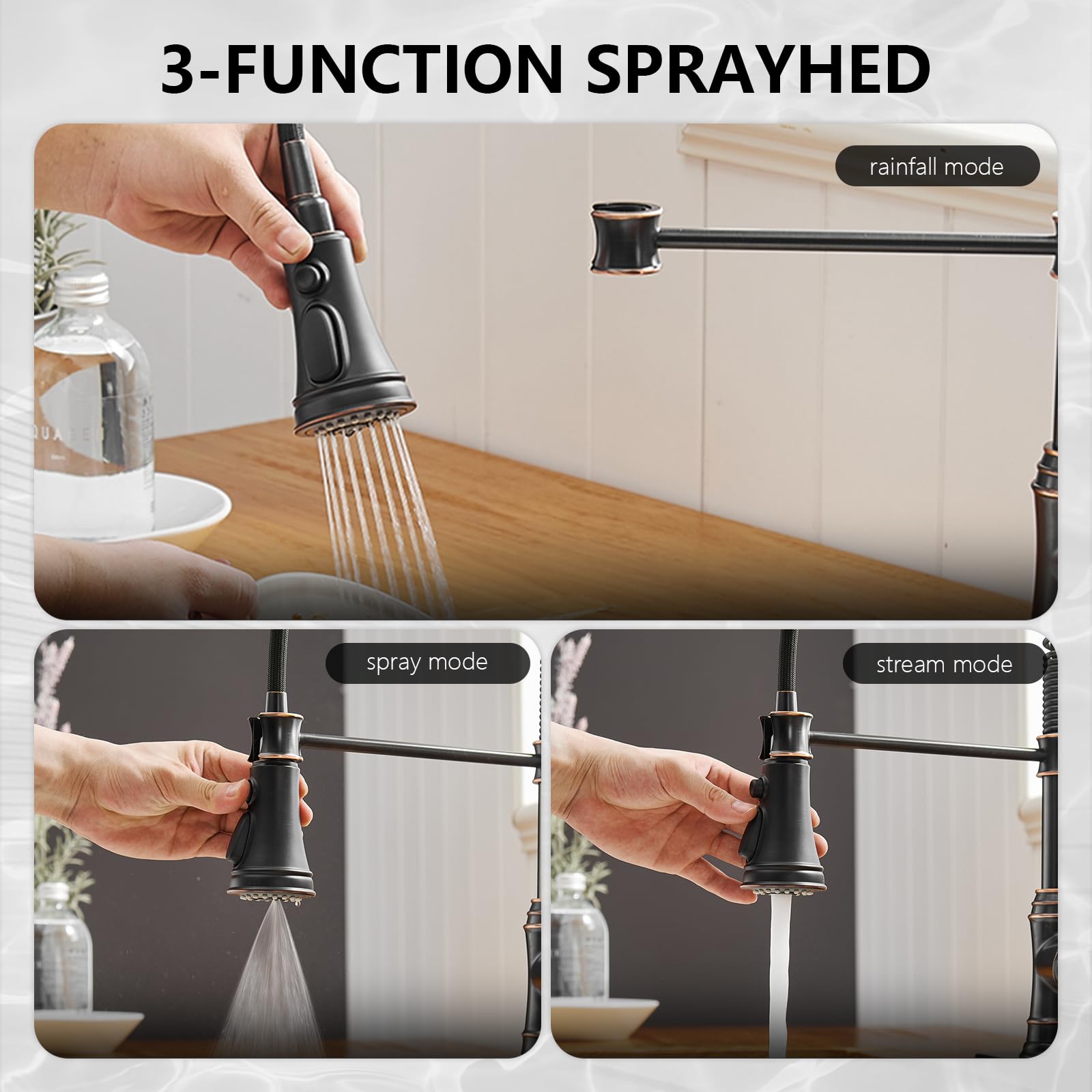 BWE faucet with deck plate provides a clean, integrated look