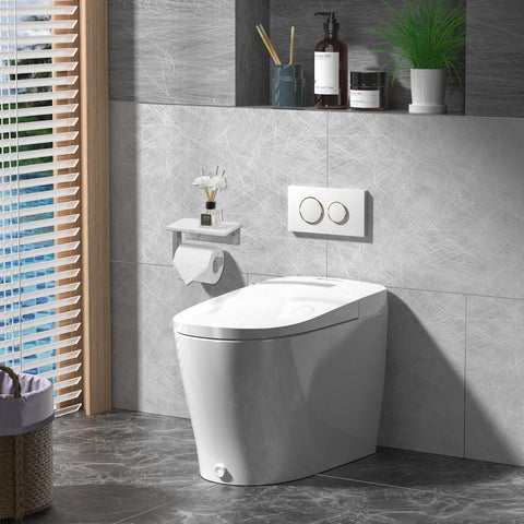BWE wall mounted holder with shelf installation view for quick setup