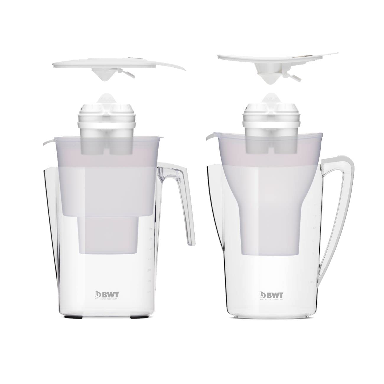Jug stored in fridge door for convenient access