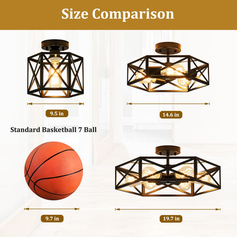 Bwxcie dimmable ceiling light adapts to mood and tasks.