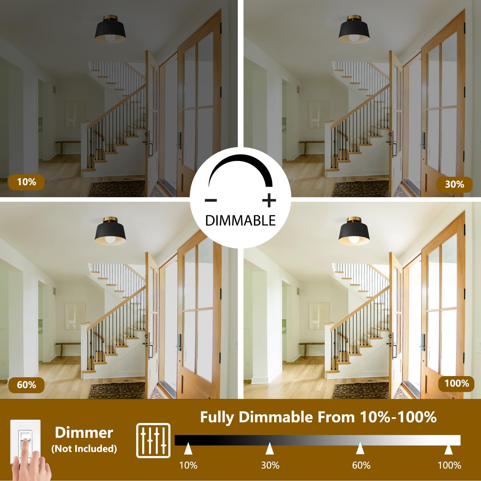 Bwxcie easy-install ceiling lamp for quick setup