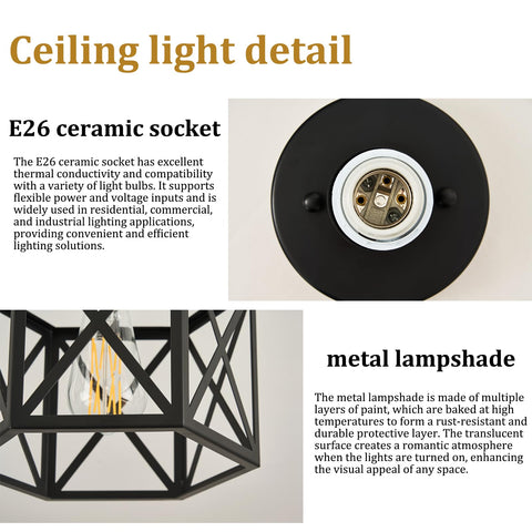 Bwxcie easy installation ceiling light kit for quick upgrades