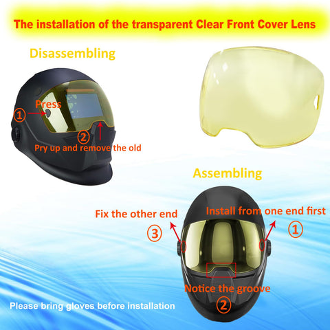 A50-compatible lens offers clearer color perception for precise weld alignment.