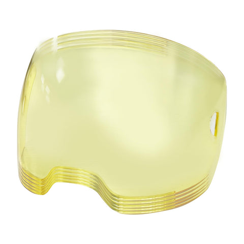 Bxmgr amber front cover lens for A50 with wide field of view improves weld visibility.