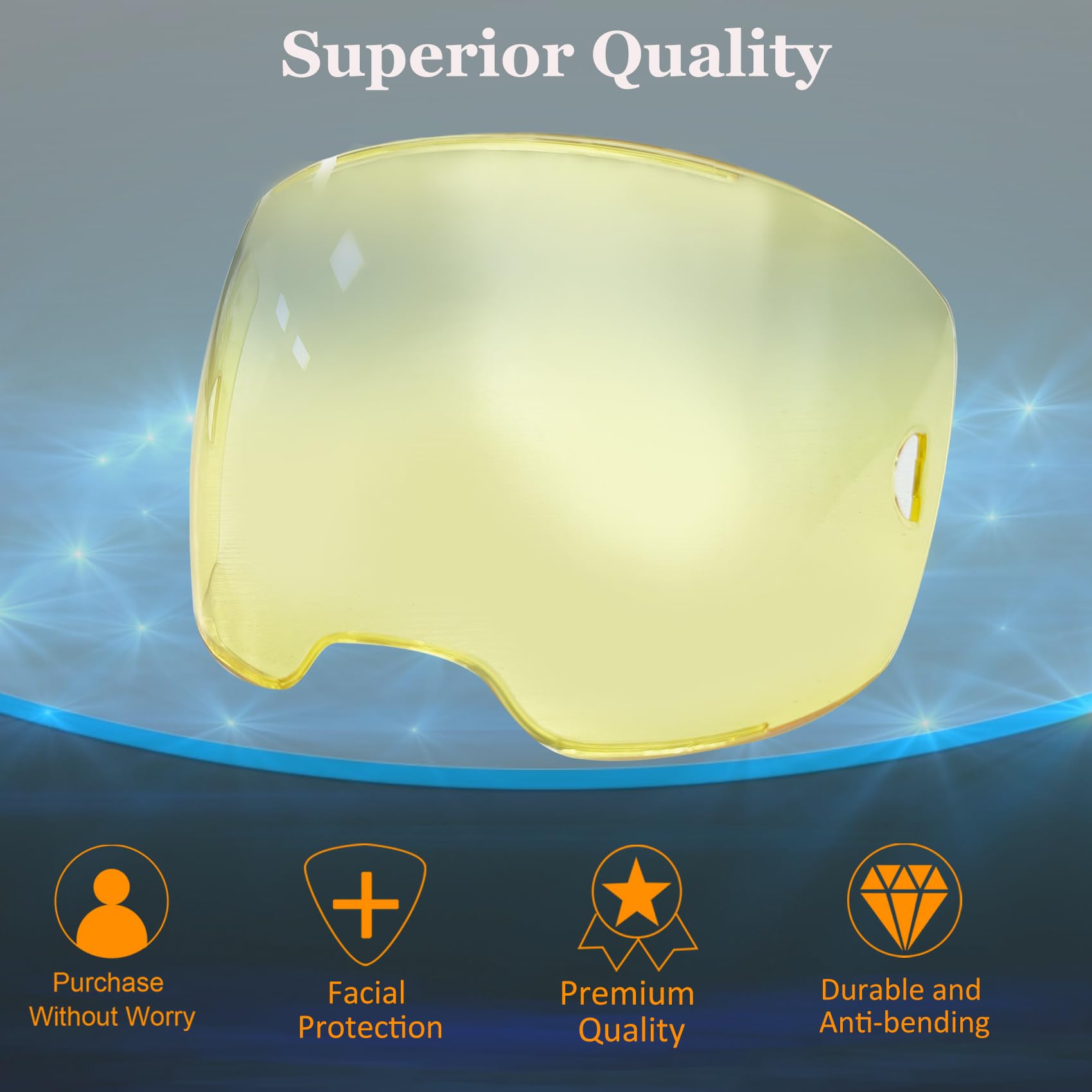 Easy installation with secure fit for Sentinel A50 helmets.