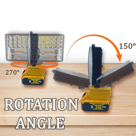 Byczone 120-degree adjustable head to target specific work areas.