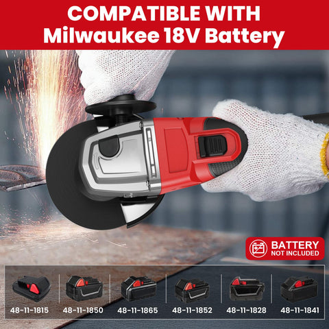 Byczone angle grinder with ergonomic grip for comfortable handling and control.