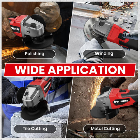 Byczone package includes a spanner for fast disc changes with the grinder.