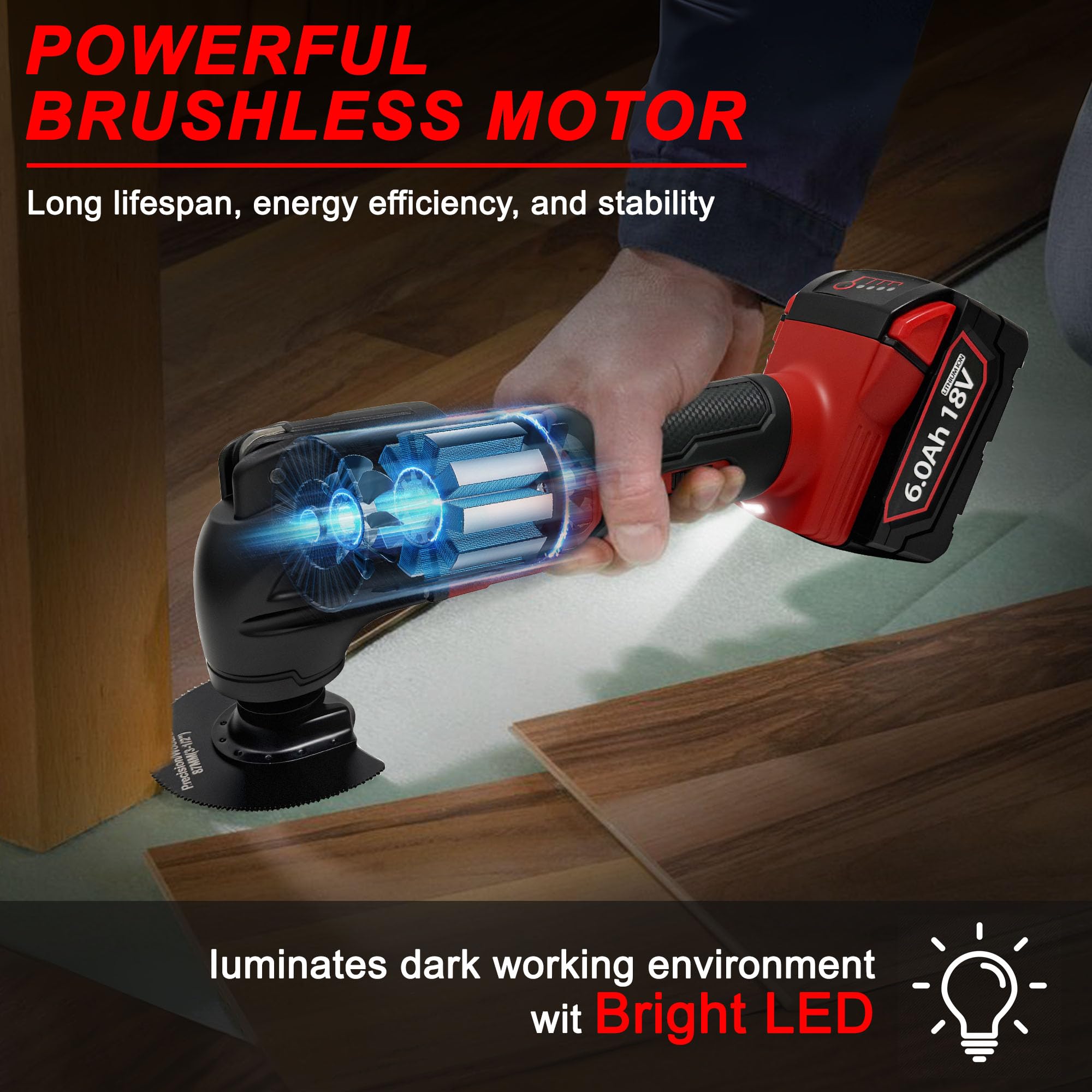 byczone ergonomic grip for comfortable, fatigue-free extended use