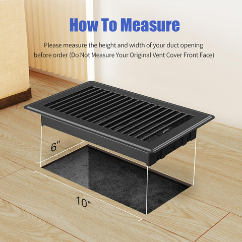 BYEWIRE 4-pack pack shot highlights multiple vent covers for easy replacement in any room.