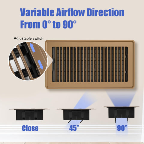 Sturdy brown steel vent cover with rust-resistant coating designed for daily wear.