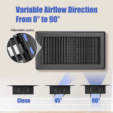BYEWIRE silent damper reduces noise during vent adjustments.