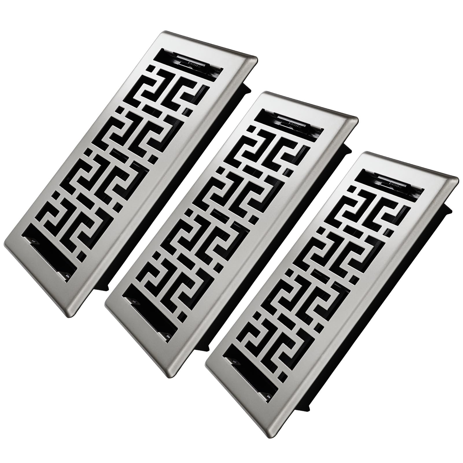 BYEWIRE floor register three-pack ensures multiple rooms stay ventilated.