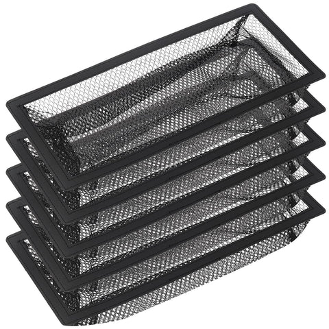 BYEWIRE floor vent trap front view showing debris-catching mesh for 4x10 inch vent