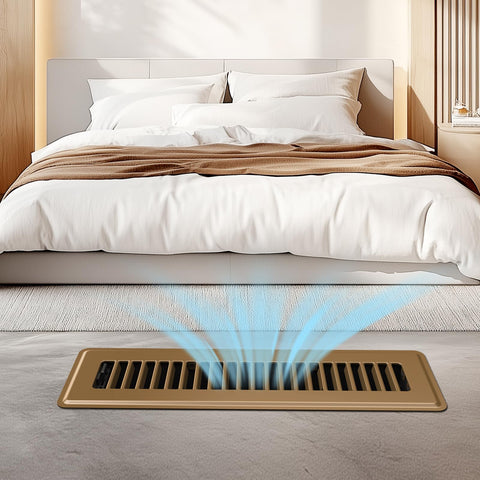 BYEWIRE multifunctional vent cover for floor, wall, or ceiling ventilation.