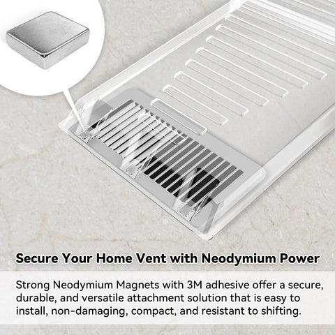 BYEWIRE vent deflector directs air into living areas with furniture nearby