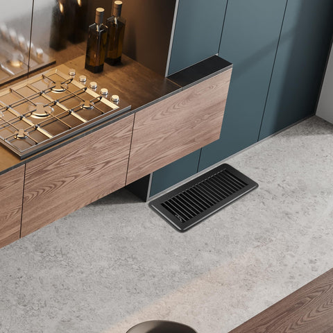 BYEWIRE heavy-duty steel vent, tool-free installation for quick upgrades