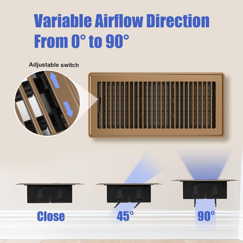 BYEWIRE Steel Vent Cover with rust-precoat resists corrosion for long-term use.