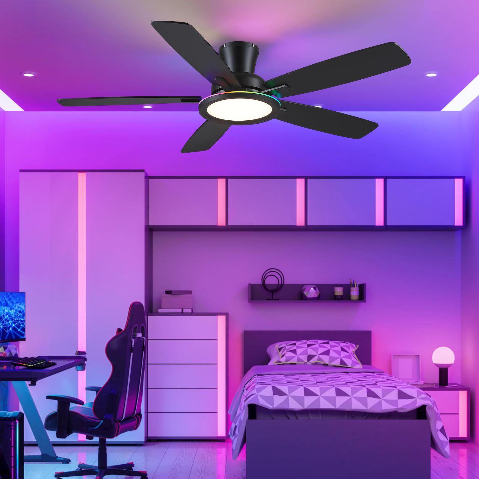 BYKISTOK 2-hour timer feature for automated lighting and cooling.