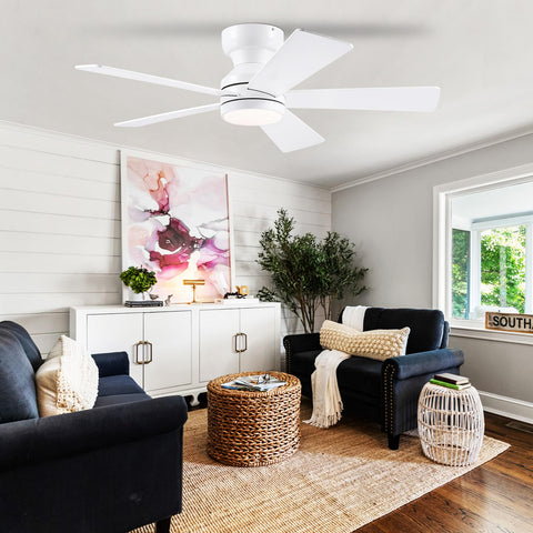 BYKISTOK 46-inch fan-light ideal for bedrooms, living rooms, and home offices
