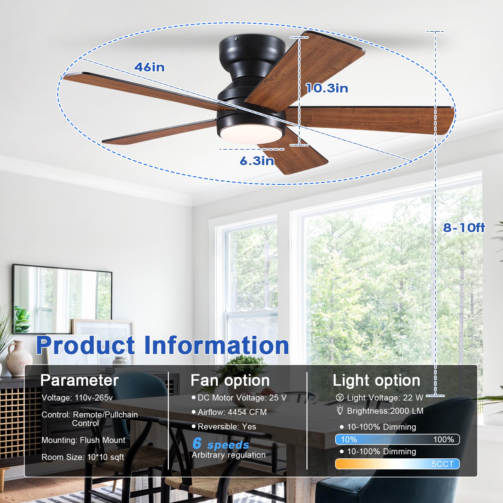 BYKISTOK matte black and brown finish complements modern decor