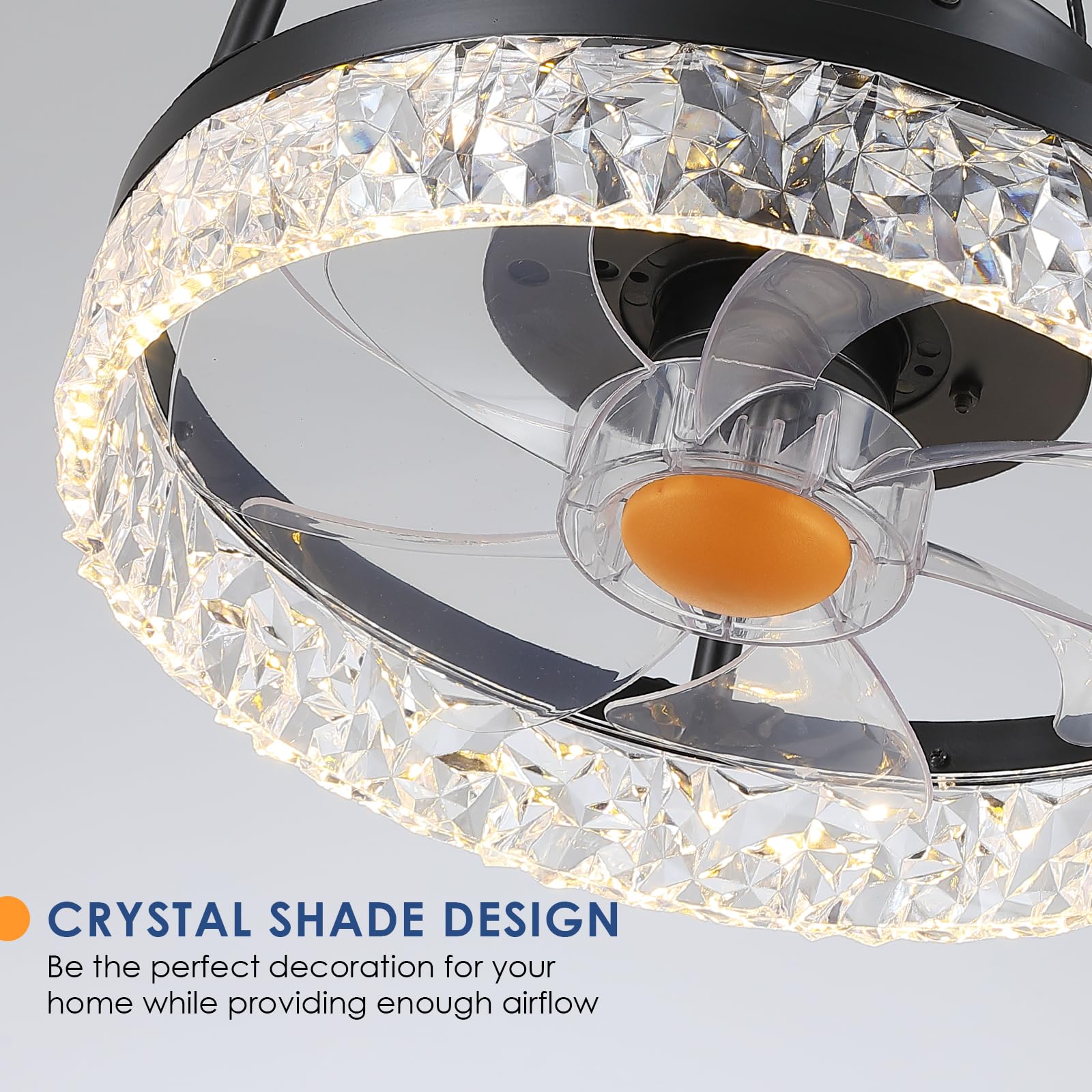 BYKISTOK reversible blades circulating air for seasonal comfort