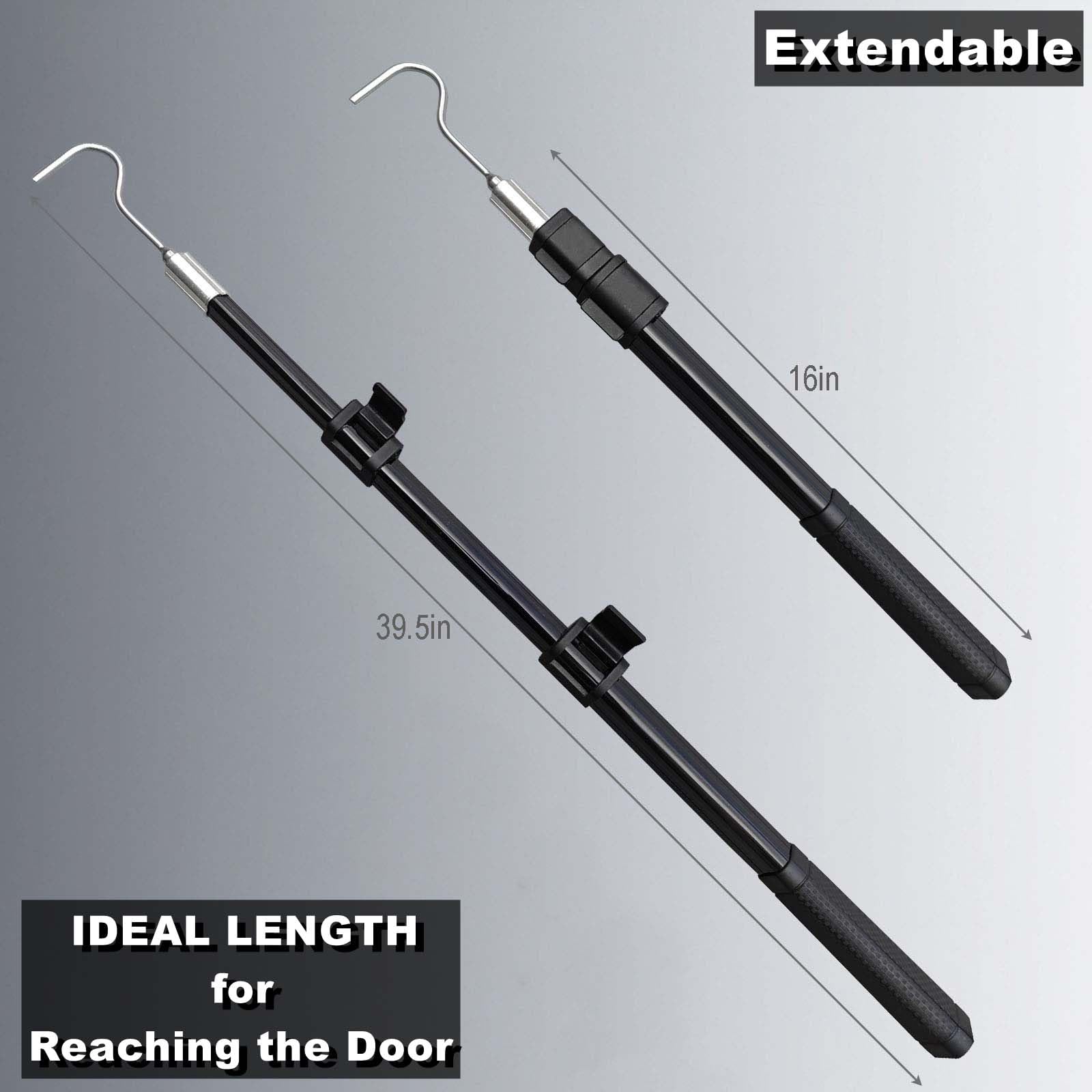 Bytcew ladder-door-stairs puller system kit for smooth attic access