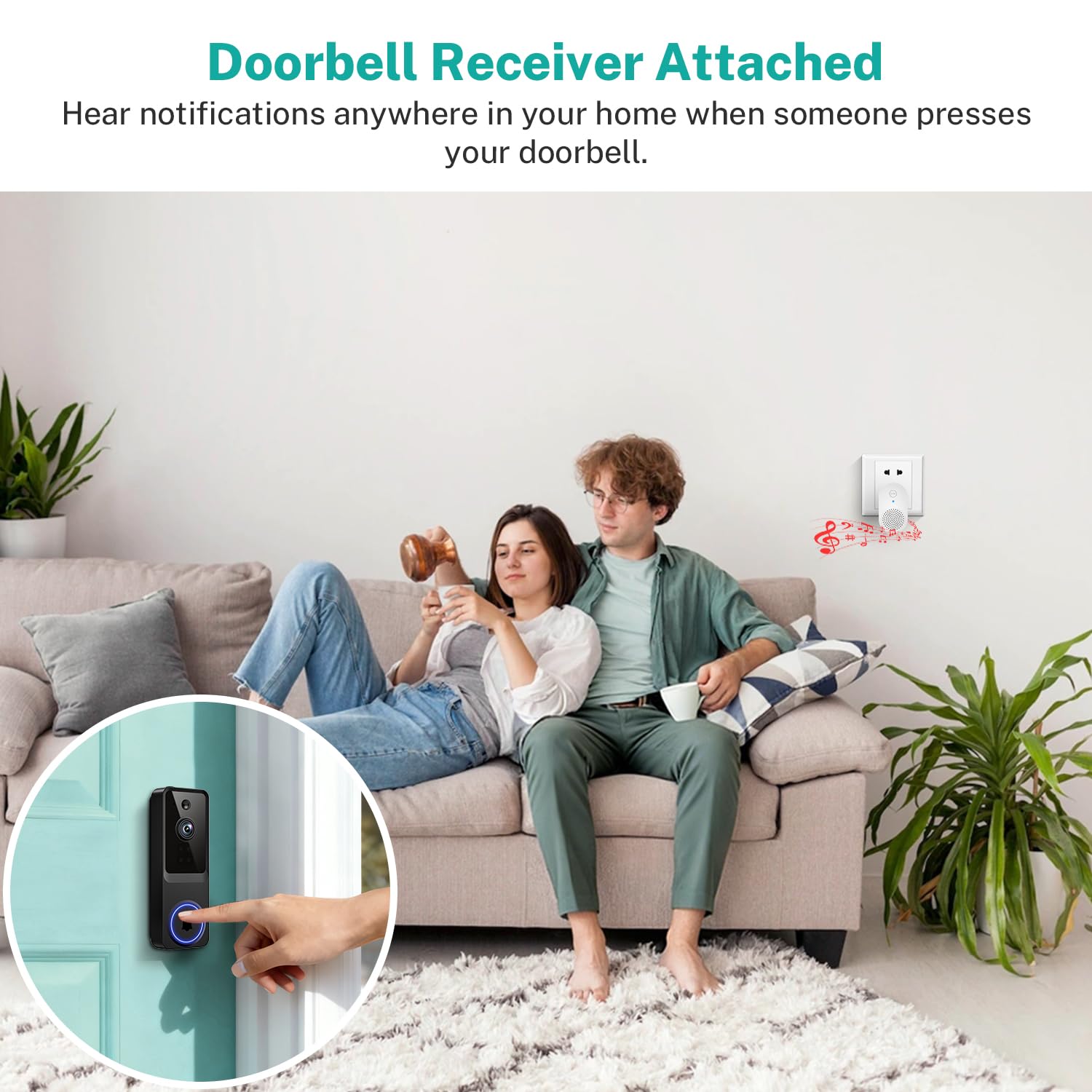 ByteSpin two-way audio enables talking to visitors remotely.