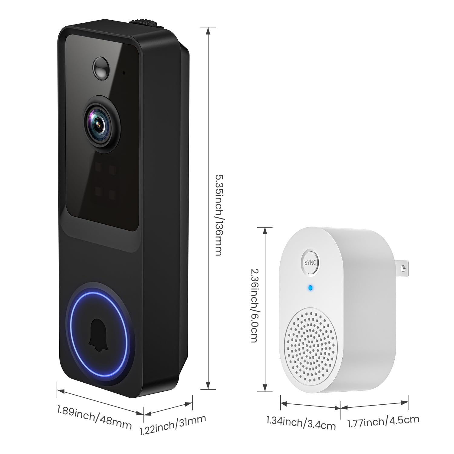 ByteSpin indoor/outdoor surveillance for porch and entry monitoring.