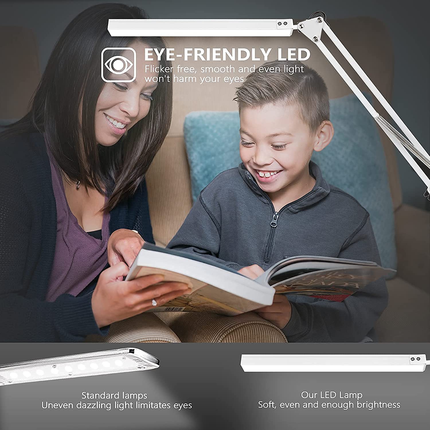 BZBRLZ aluminum alloy body ensures lightweight yet durable lighting