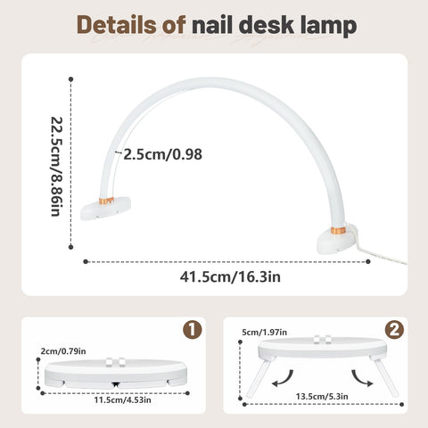 BZJ adjustable brightness with three color modes supports precise task lighting