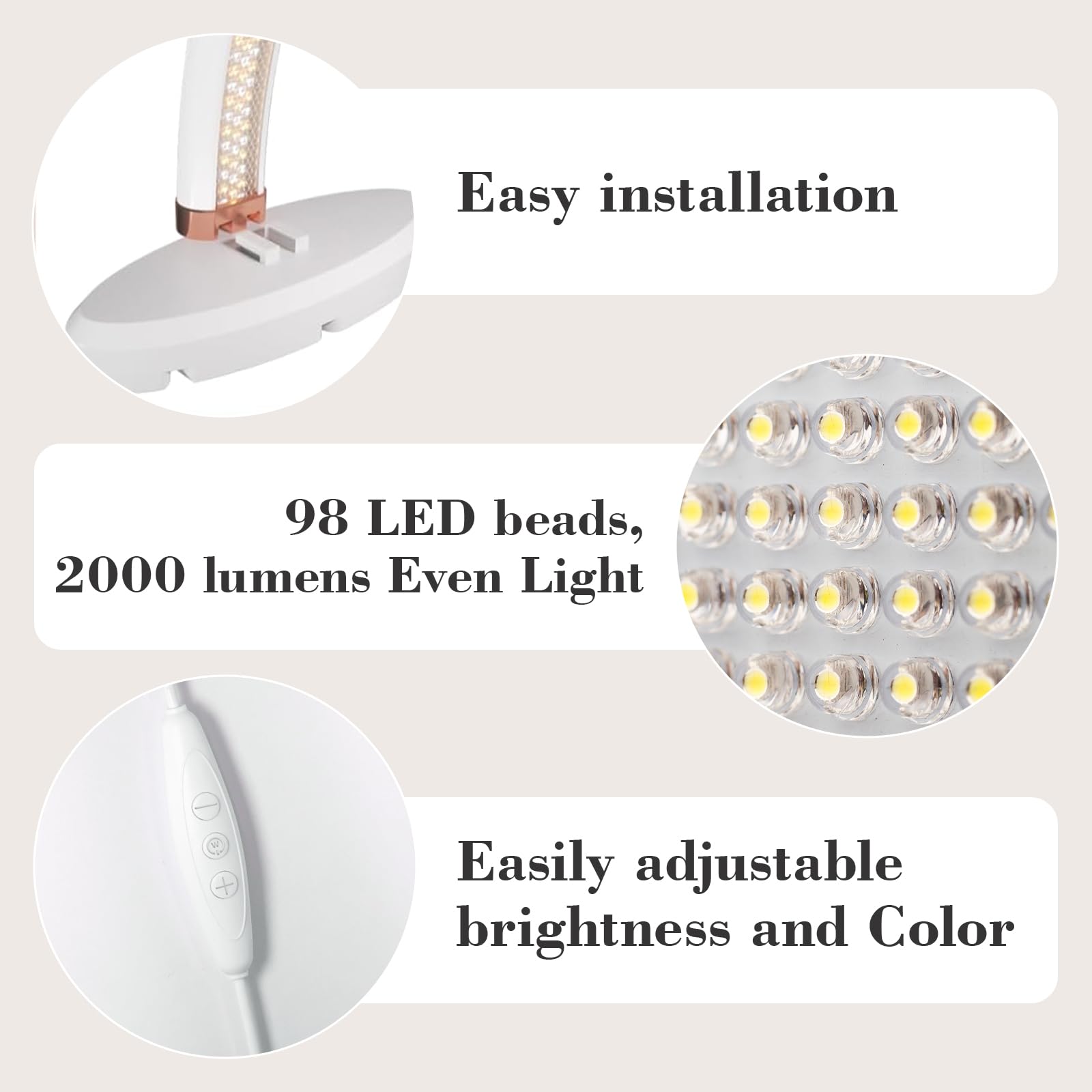 BZJ color temperature modes reduce shadows during detailed nail art