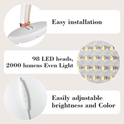 BZJ color temperature modes reduce shadows during detailed nail art