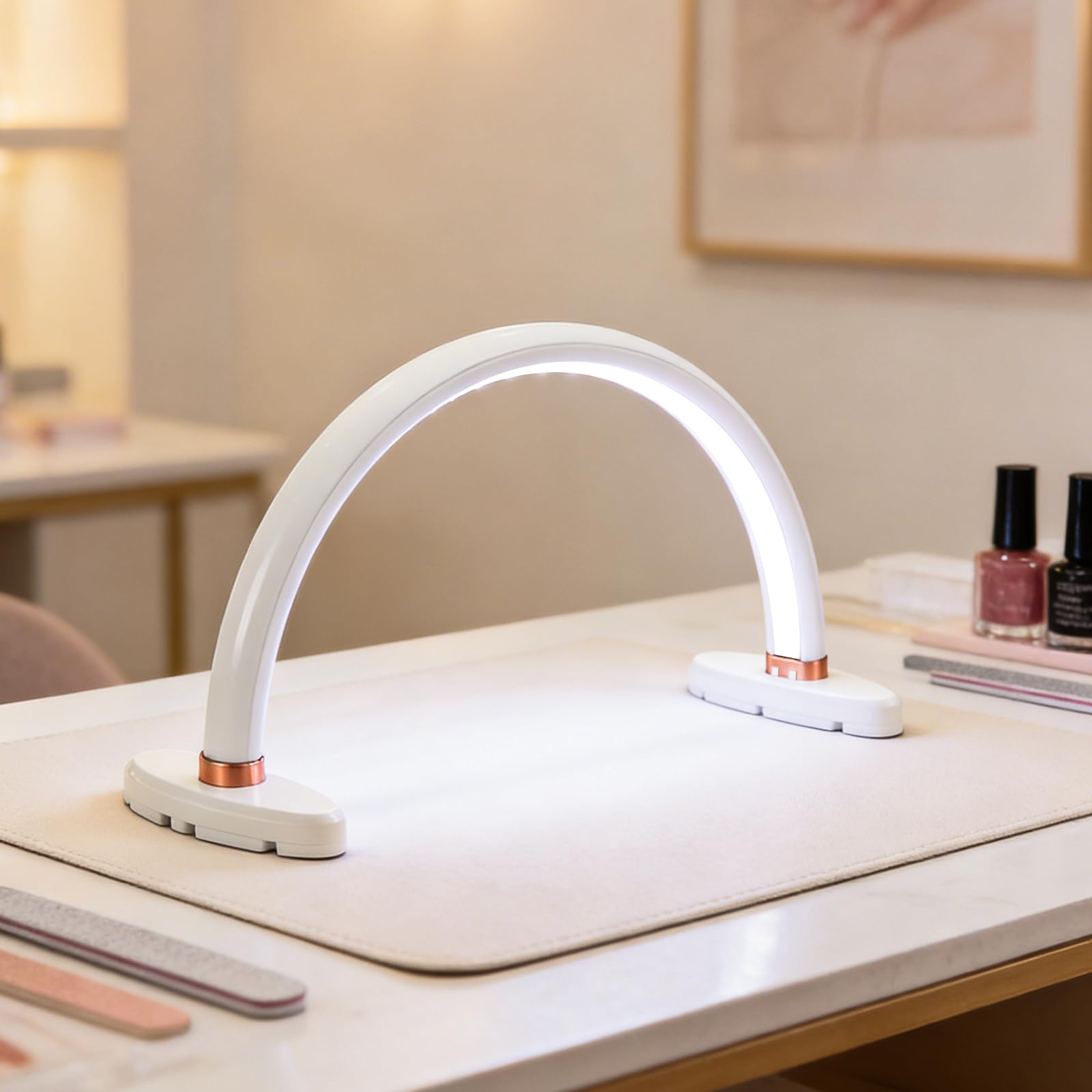BZJ nail art desk lamp suitable for beading, embroidery, carving, and photography