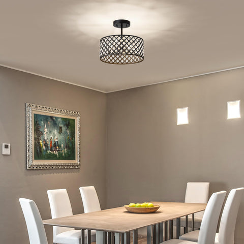 BZVESR K9 crystal diffusion creates refined accents on ceilings.