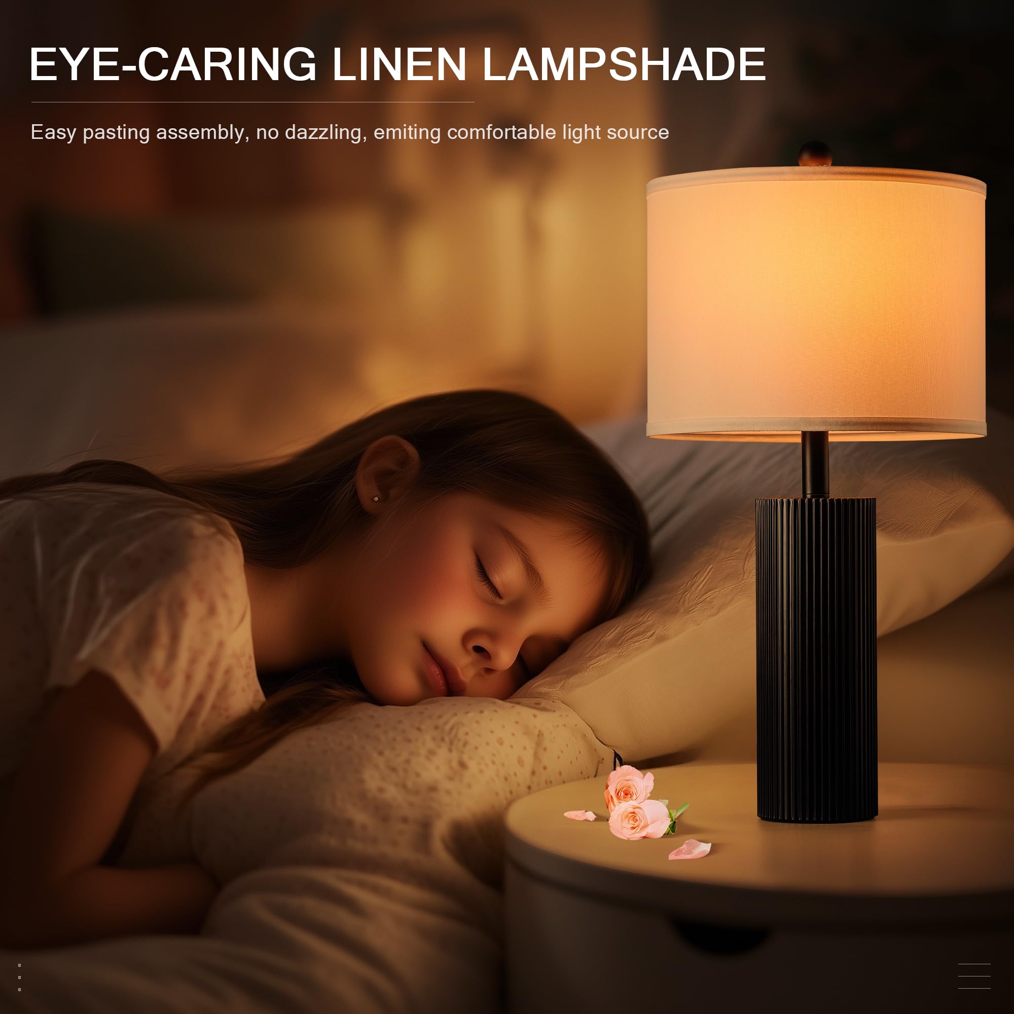 BZZMMB LED bulbs included for immediate use with the lamps