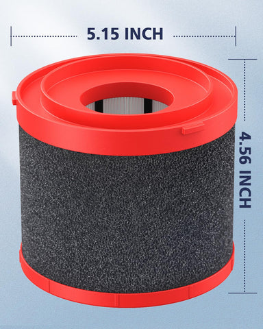 Cabiclean 49-90-2015 sponge pre-filter shields the main filter from debris