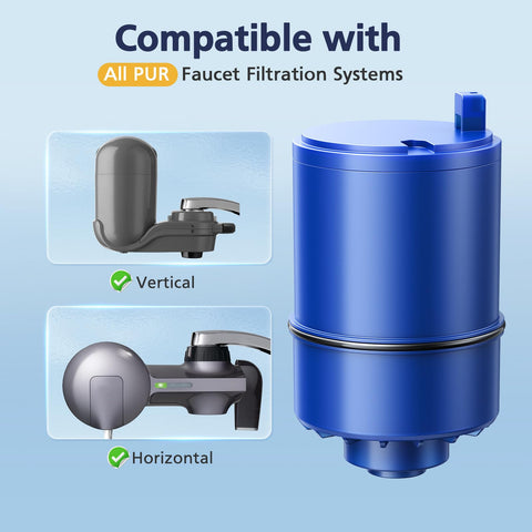 Cabiclean 6-pack water filter back view highlighting packaging and contents