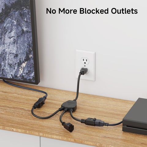 Cable Matters 16 AWG heavy-duty cord designed for bulky adapters.