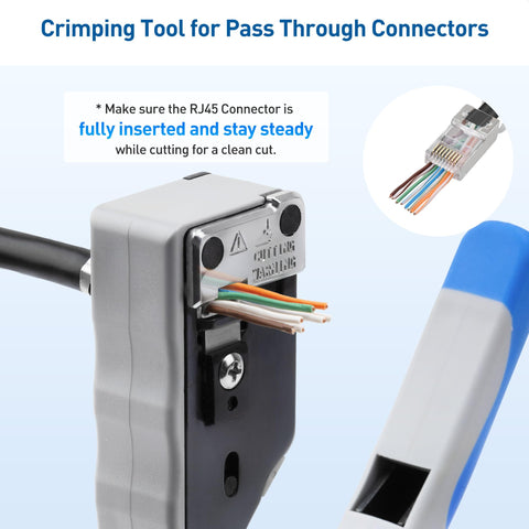 Cable Matters cat8 shielded ethernet tool with shielded connector compatibility