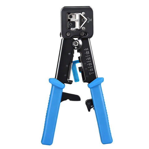 Cable Matters modular RJ45 crimp tool with pass-through capability for clean terminations