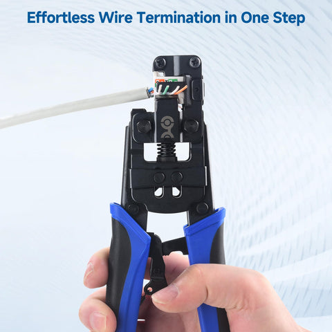 Cable Matters Rapid-Install Crimp Tool metal body built for durability on site