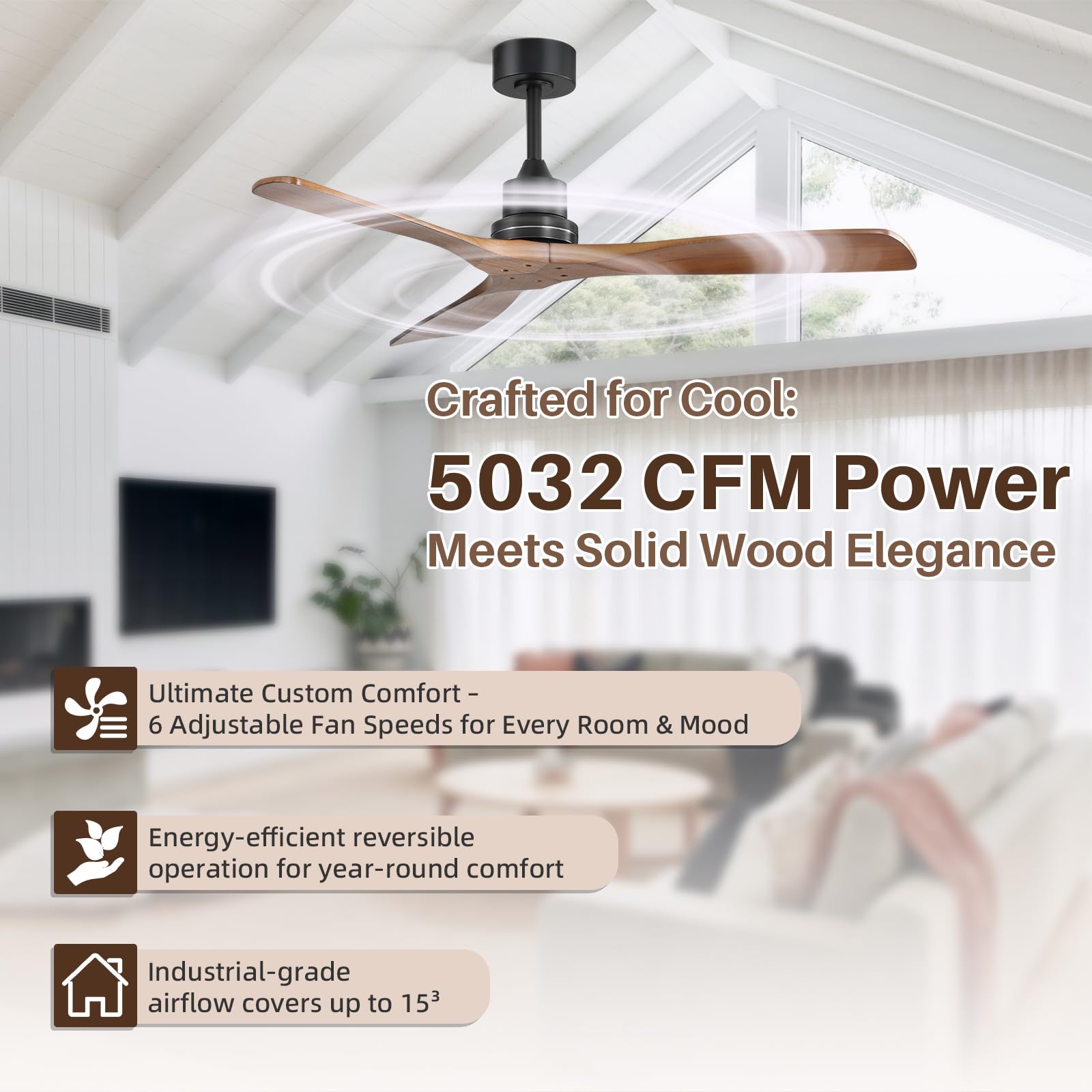 CACI Mall three downrod options 5, 10, and 24 inches for flexible ceiling height.
